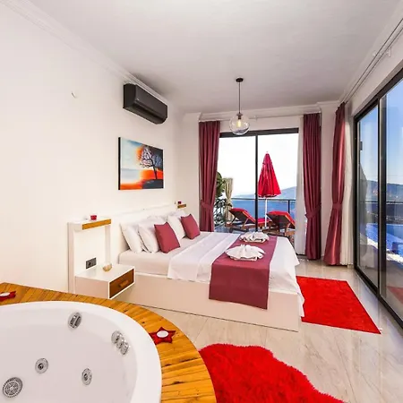 1 Bedroom Seaview With Private Heated Pool * Kalkan
