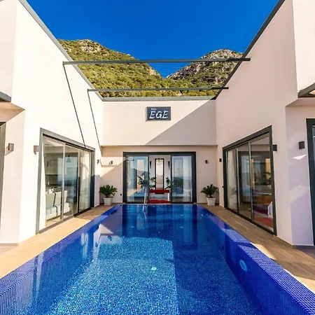 1 Bedroom Seaview With Private Heated Pool Villa Kalkan