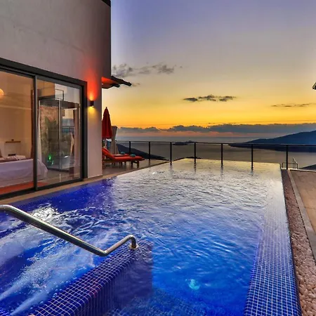 1 Bedroom Seaview With Private Heated Pool * Kalkan