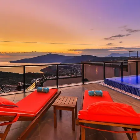 1 Bedroom Seaview With Private Heated Pool Kalkan