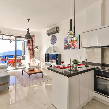 1 Bedroom Seaview With Private Heated Pool * Kalkan